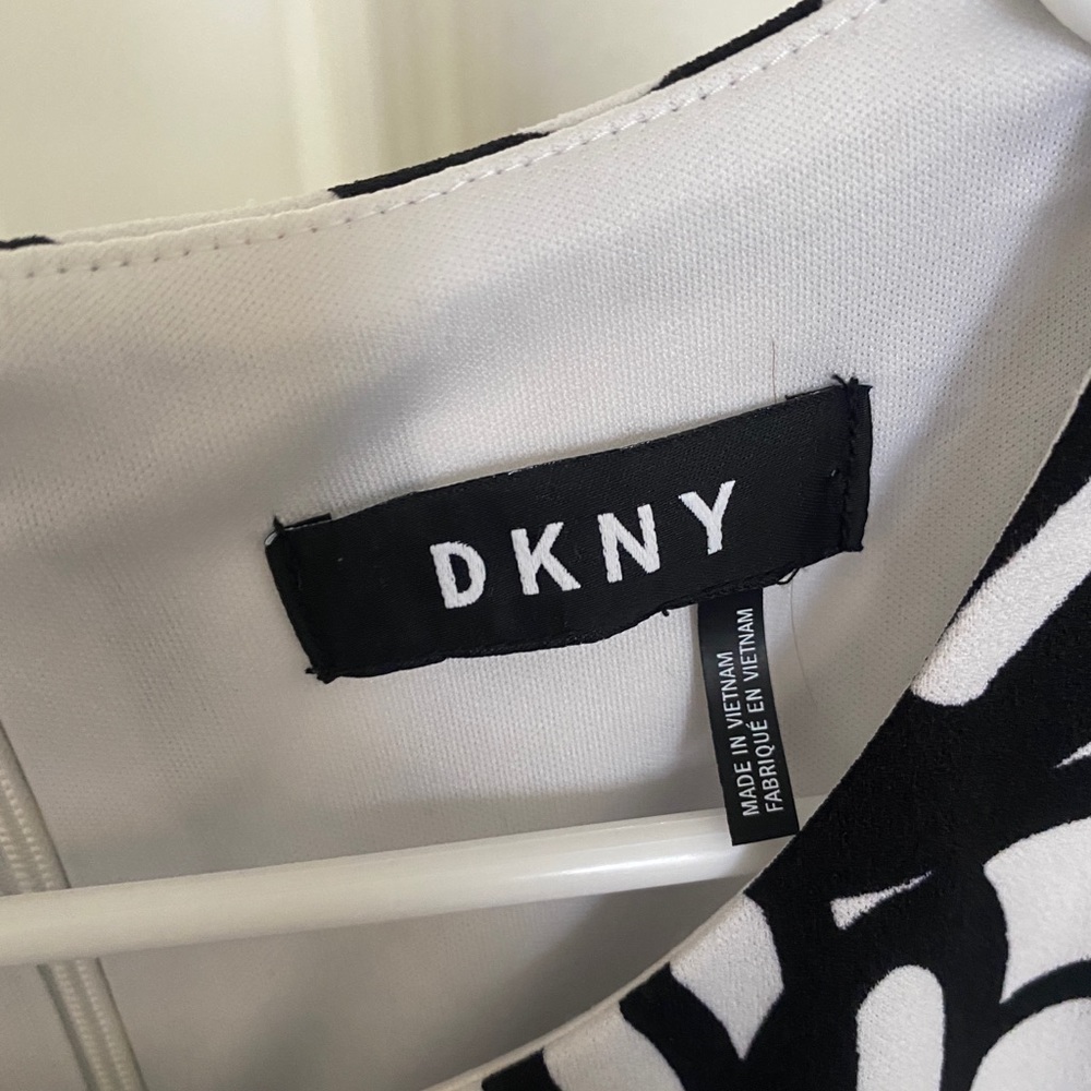 DKNY Fit & Flare Sleeves Dress - Picture 2 of 4